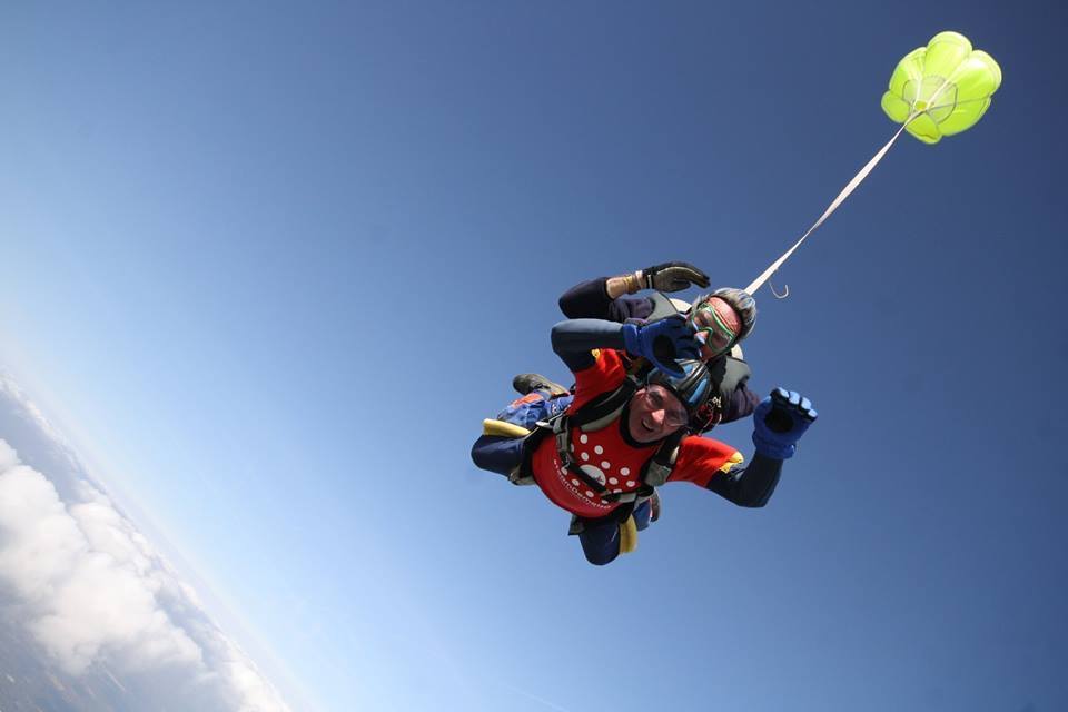 Demelza_Beth's tweet photo. Jump for Joy it's Friday, why not take that Friday feeling and sign up to a jump that's out of this world…. Join #TeamDemelza on our skydive day on Saturday 20th June ➡ https://t.co/WdrCBMTAom https://t.co/56o9foSyde
