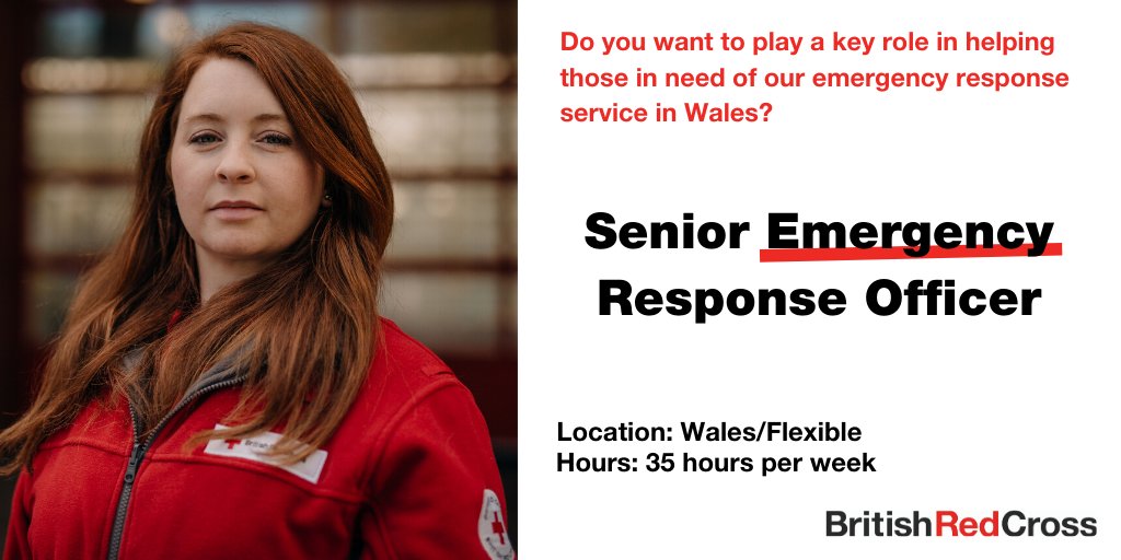 We are recruiting! Would you like to join the <a href="/RedCrossWales/">Red Cross Wales</a> team? Check out the role and apply at bit.ly/2uC6kaf