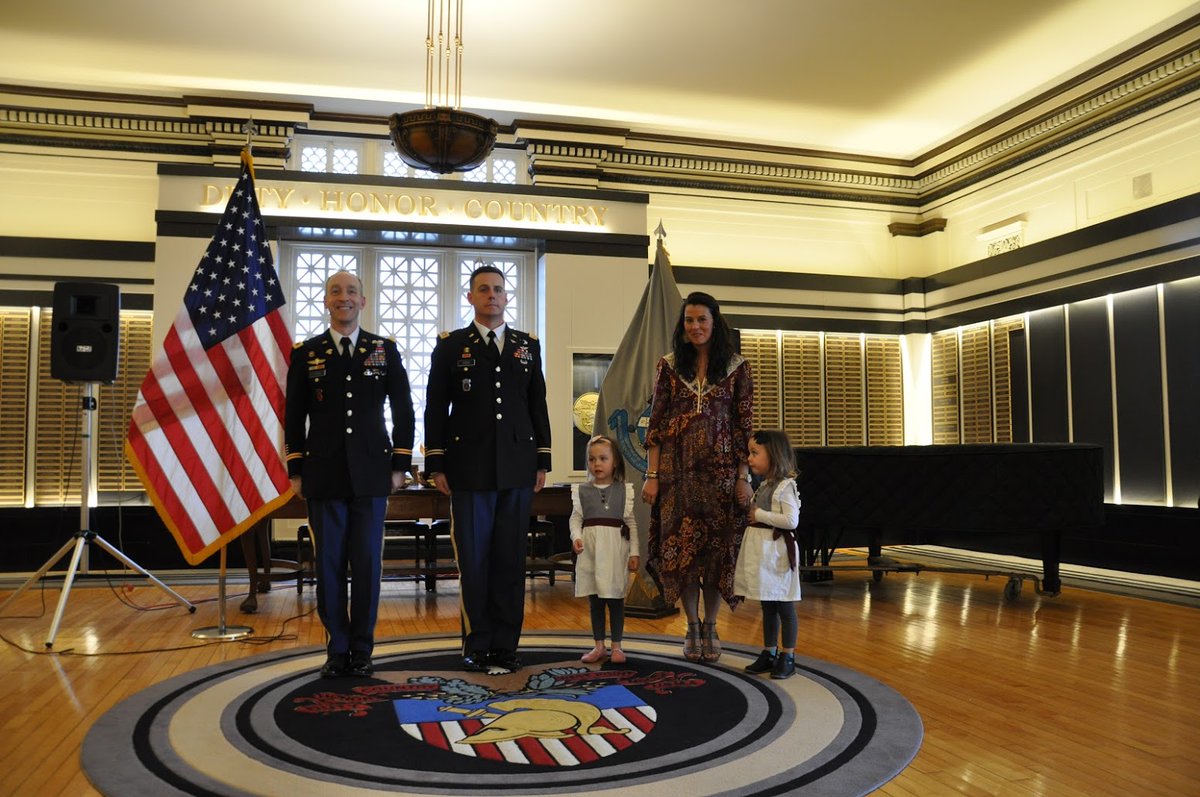usma_bsl's tweet photo. The Department of Behavioral Science and Leadership has a new field grade officer! LTC Russell Lemler promoted Thomas Terry to the rank of Major. Congratulations MAJ Thomas Terry! #BSL #BuildingStrongerLeaders @WestPoint_USMA @DeanUsma https://t.co/uslKKi5MzU