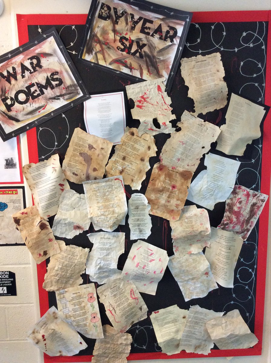 BGS_EnglishDpt's tweet photo. Emotive, powerful language used in WW1 poems by Year 6 #poetrylovers #learningwithoutlimits https://t.co/G2wNalwMLU