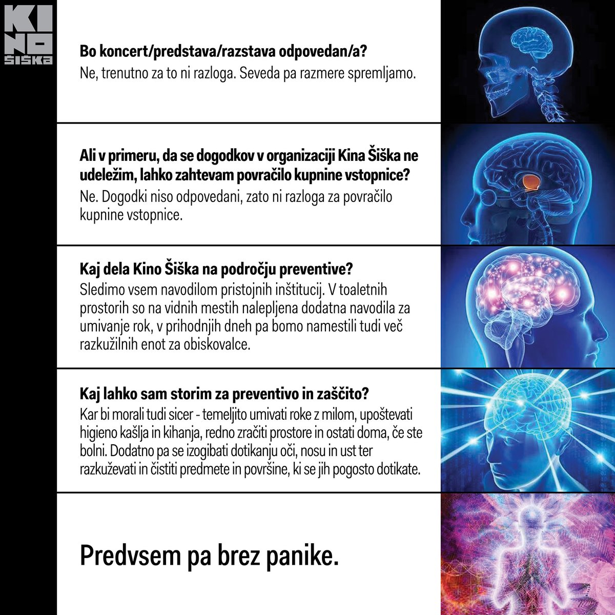 kinosiska's tweet photo. Korona v Sloveniji, jaz pa na poti v Kino Šiška..

#kinošiška #preventiva #isthekey https://t.co/oTwcfwzlMw