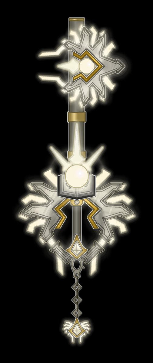 DesignerDawe's tweet photo. Keyblade [Mk.IV] - Elementome - Light Form #kingdomhearts #keyblade #lightelement https://t.co/hOi7zLxZep