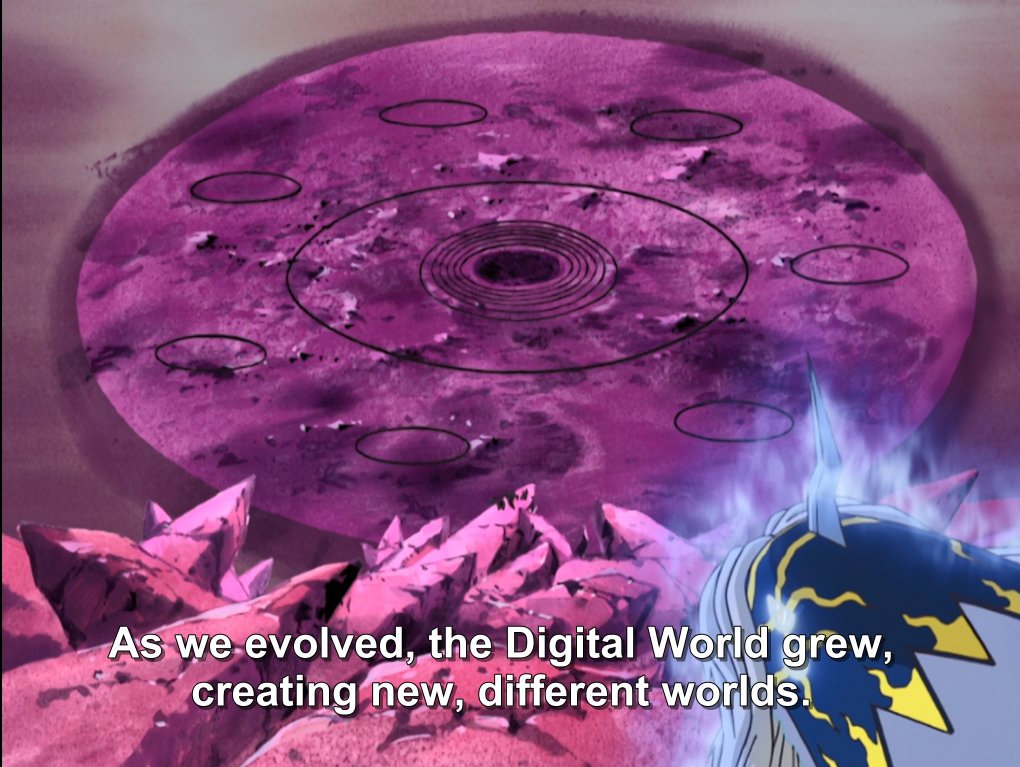 As Digimon evolved, the Digital World also grew, forming new worlds and new layers. He had gone beyond the Network as we know it, as it had been created by humans.