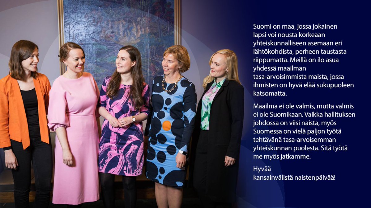 Hyvää kansainvälistä naistenpäivää!

#naistenpäivä