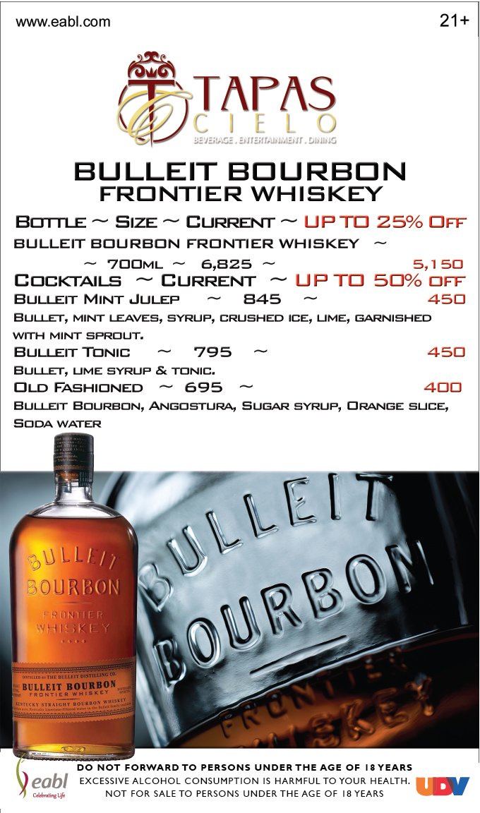 tapas_gold's tweet photo. It's Mombasa's premier night at the exclusive Tapas Cielo Cocktail Bar.
#JohnnieWalker #bulleitbourbon
#Fridaynight #primenight #guestdj @DeejayBonez254 @SpinCycleLtd
Mombasa's finest resident DJ'S
@DjFlaxx @DJDENNZ254 @IAMDEEJAYBLAIZ
#beverage 🍸 #entertainment 🎼 #dining 🍽️ https://t.co/ad3JvsCKRW
