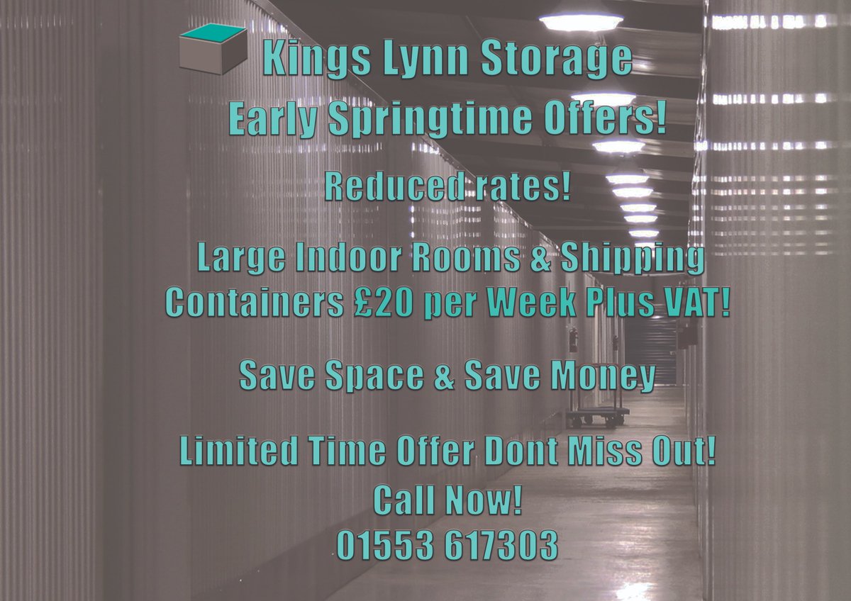 #kls #kingslynn #storage #spring #savemoney #Deals