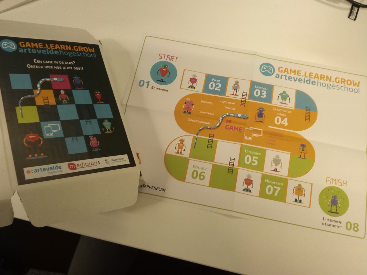 DecraemerJan's tweet photo. Op de studiedag #gamesindeklas stellen we trouwens ook de toolbox Game.Learn.Grow voor over hoe je games didactisch inzet in je klas. #gamelearngrow #game #seriousgames #gamebasedlearning fiches hiervan vind je op @klascement en op https://t.co/4IjtQ9IEAe https://t.co/VC11WLyuAw
