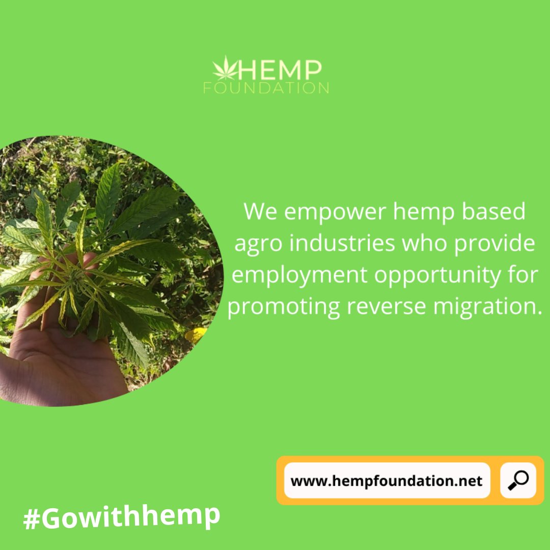 FoundationHemp's tweet photo. ✅"Hemp Foundation 🌿 is committed to improving lifestyle🏠 by promoting the growth of hemp and its diverse usages."✅
#hemp #hempseeds #hempoil #organic #hempnews #hempclothing #hempfabrics #hempworld #hemptextile #hemprope #HempFarmers #HempProcessors #fridaythoughts #health https://t.co/17dpE2zqmB