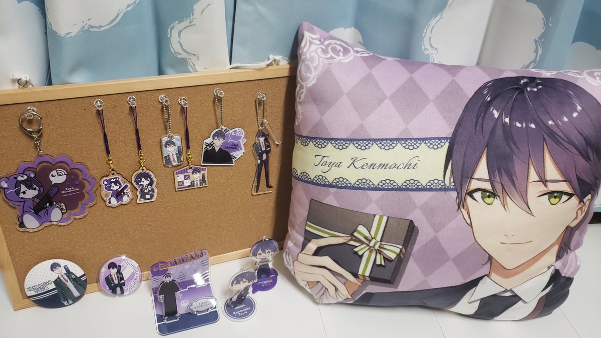 剣持刀也 クッション メッセージカード付き