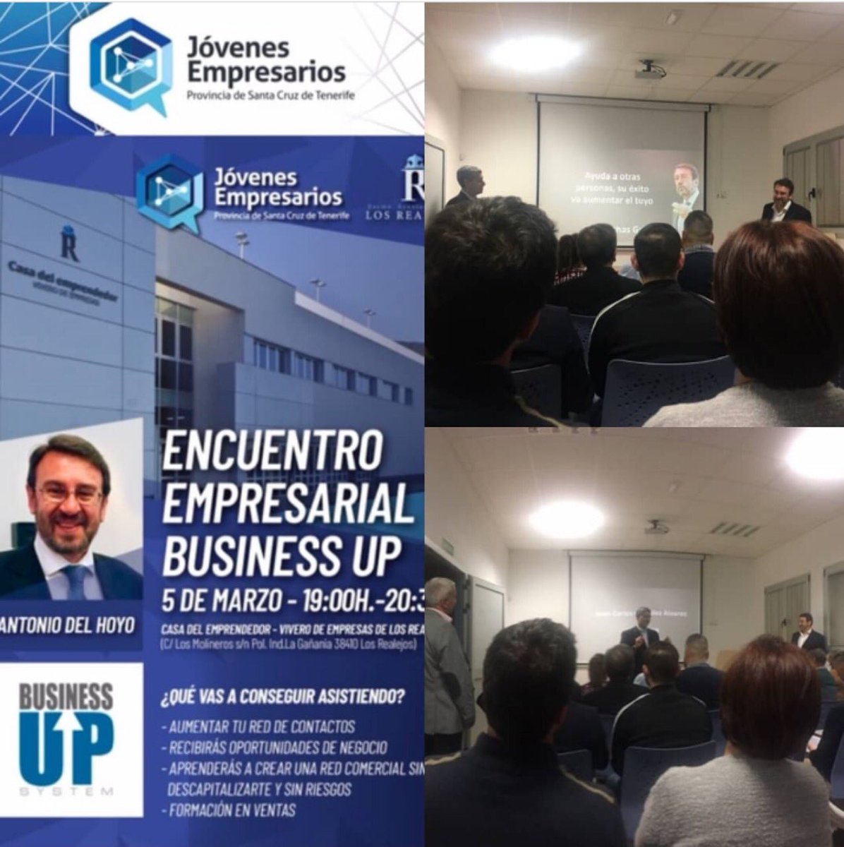 VIRTEC's tweet image. Interesante jornada a la que hemos asistido en el día de ayer.
Gracias a @businessupsystem @jetenerife @aytolosrealejos 

Para que las cosas sucedan 
Si quieres llegar lejos mejor camina acompañado