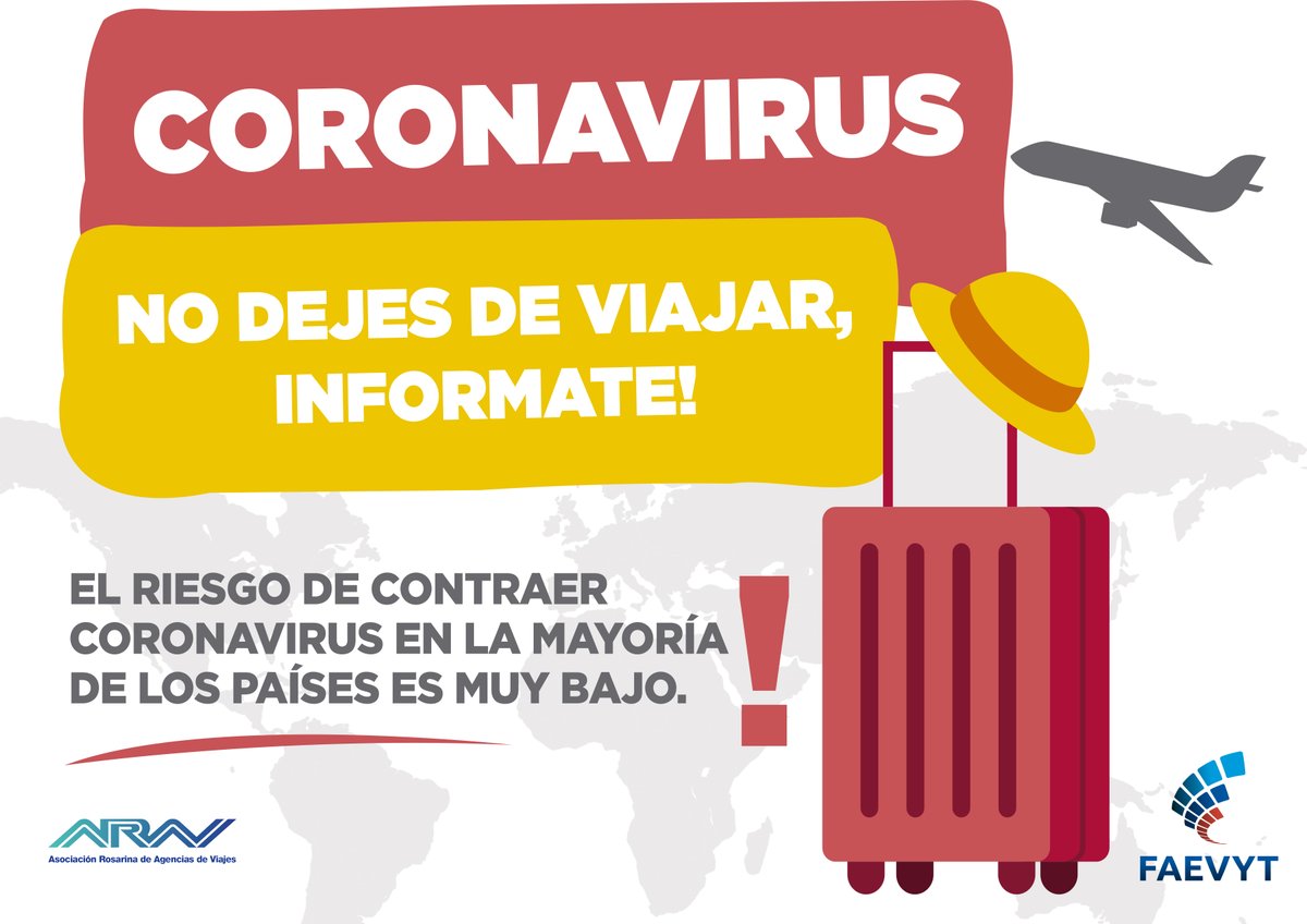 ARAV_Rosario's tweet photo. #ARAVInforma #COVIDー19  La información es poder. 
👉No tengas miedo, seguí viajando y disfrutando de experiencias enriquecedoras❗ https://t.co/qxSUcs8UmS