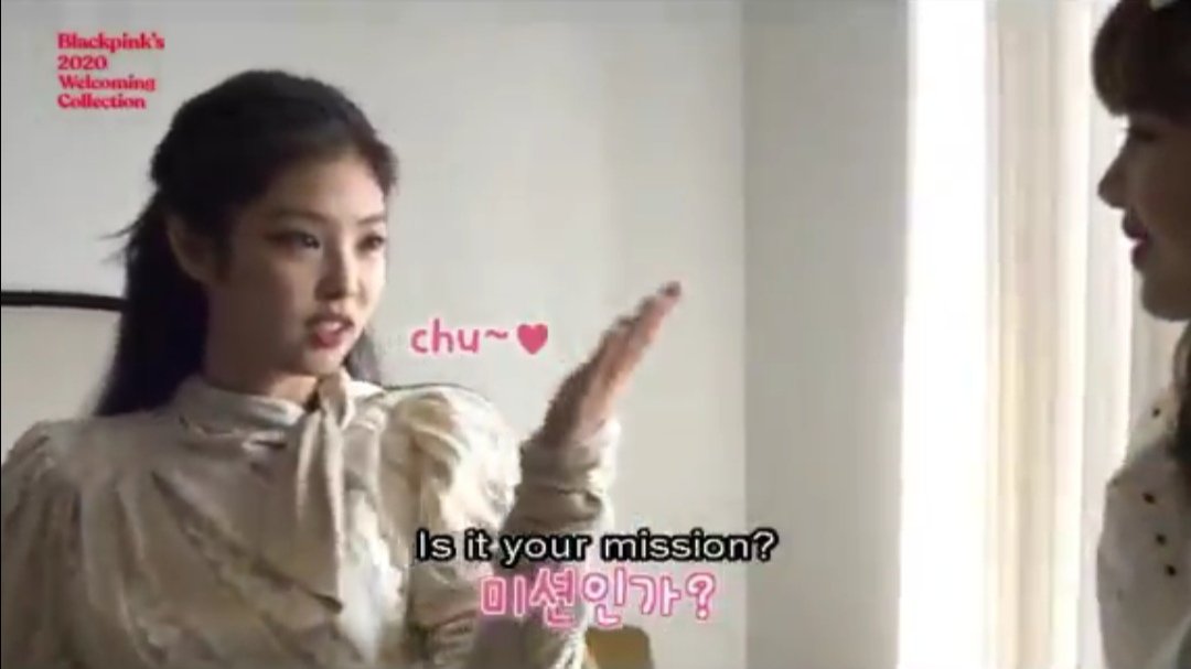 JeyGreyNovels's tweet photo. As I watched the BP welcoming collection, I noticed Jennie always does her mission on Lisa and Lisa didn't give her a hard time to gain the points. Lol. So whipped 😂 https://t.co/WQVkS6QK3n
