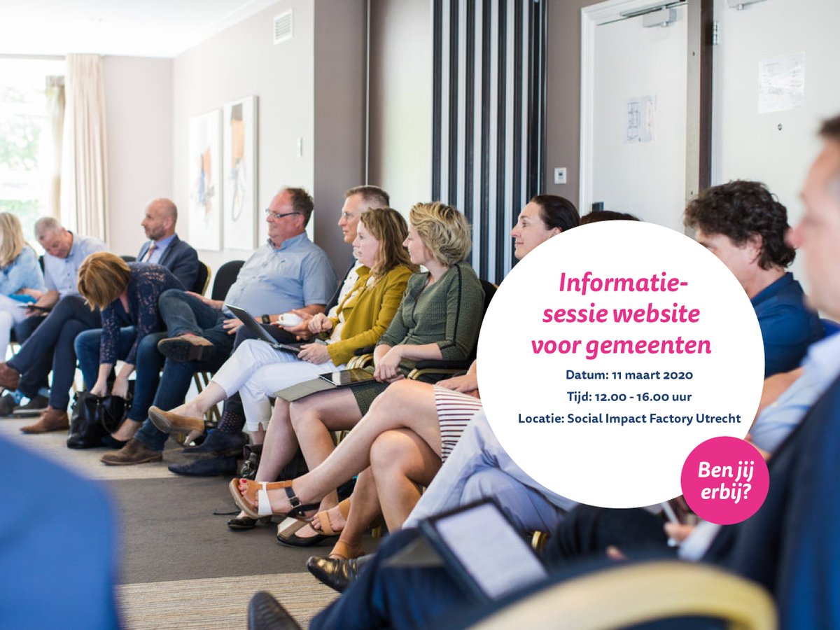 Een aantal gemeenten werkt samen aan een een nieuwe herbruikbare website. Volgens de uitgangspunten van Common Ground. Op 11 maart praten we je graag bij over de ontwikkeling en samenwerking. Ontdek hoe jouw gemeente mee kan doen! Meld je aan via: dimpact.nl/events/informa…