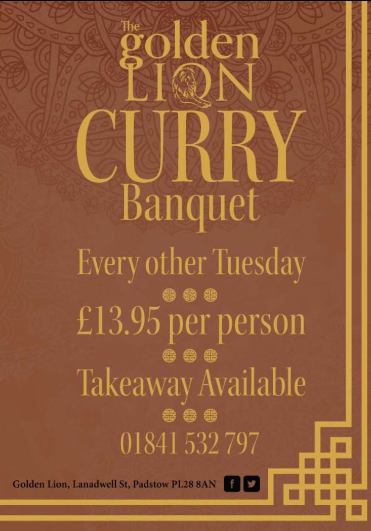 Don’t forget to reserve your table for our next #currynight