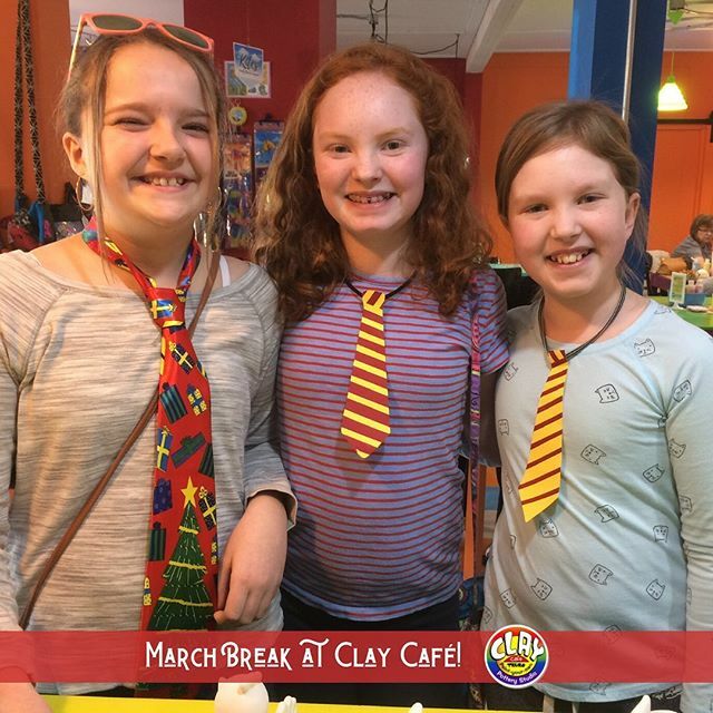 ClayCafeTruro's tweet photo. We are gearing up for another exciting March Break Week at Clay Café Truro (March 16 - 20)! Theme Days are Back – Participate in any of our fun, daily themes and you can enter to WIN a Clay Cafe Prize Pack valued at over $100.

Monday, March 16 – Muggle … https://t.co/rayMnPdL3j https://t.co/zVkT0ycBpV