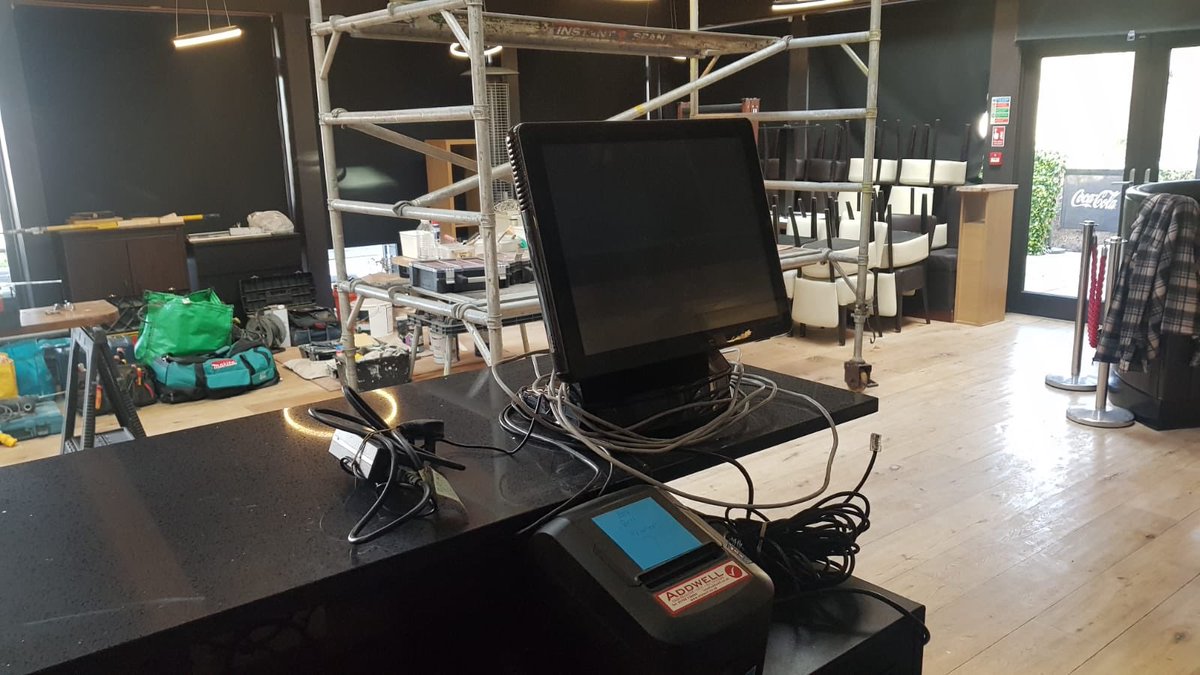 AddwellEPOS's tweet photo. On site today to help reconnect the EPOS system after a refurb. We’re always happy to help, whatever we’re needed for! #Epos #restaurant #hospitality #refurb #london https://t.co/7lvEkVmaJJ