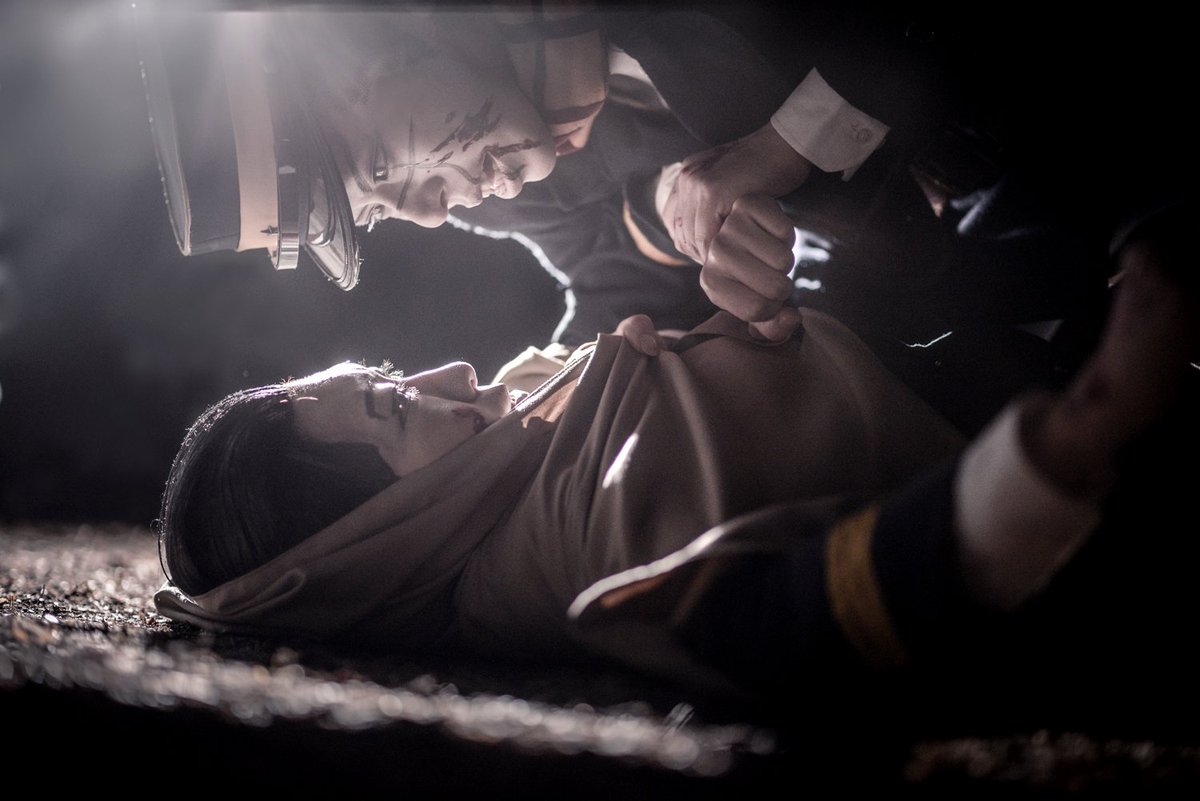 666zikill's tweet photo. 【ゴールデンカムイ/cos】
.
.
.

俺が　必ず「　」してやる
.
.
.
▼
杉元 佐一*ジキル
尾形 百之助*アヲイ

photo*こんぶ

#お泊まりバトル0114 https://t.co/fzyktLKmKj