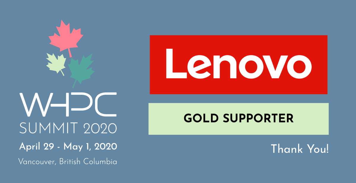 women_in_hpc's tweet photo. We are happy to announce that long-time supporter @lenovo is giving our attendees this #WHPCsummit the GOLD treatment. Thanks to their help we will be able to pull together a very strong #mentoring program this conference. https://t.co/4jvZ4AZ3rY https://t.co/8nSQKxlmzs