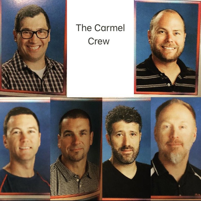 OLMC_athletics's tweet photo. 2020 Teachers vs. CFL players Charity Basketball Tournament!  Here’s some of your Teacher line up! 🏀🏀🏈#carmelfightscancer https://t.co/ODG2dv4PJz