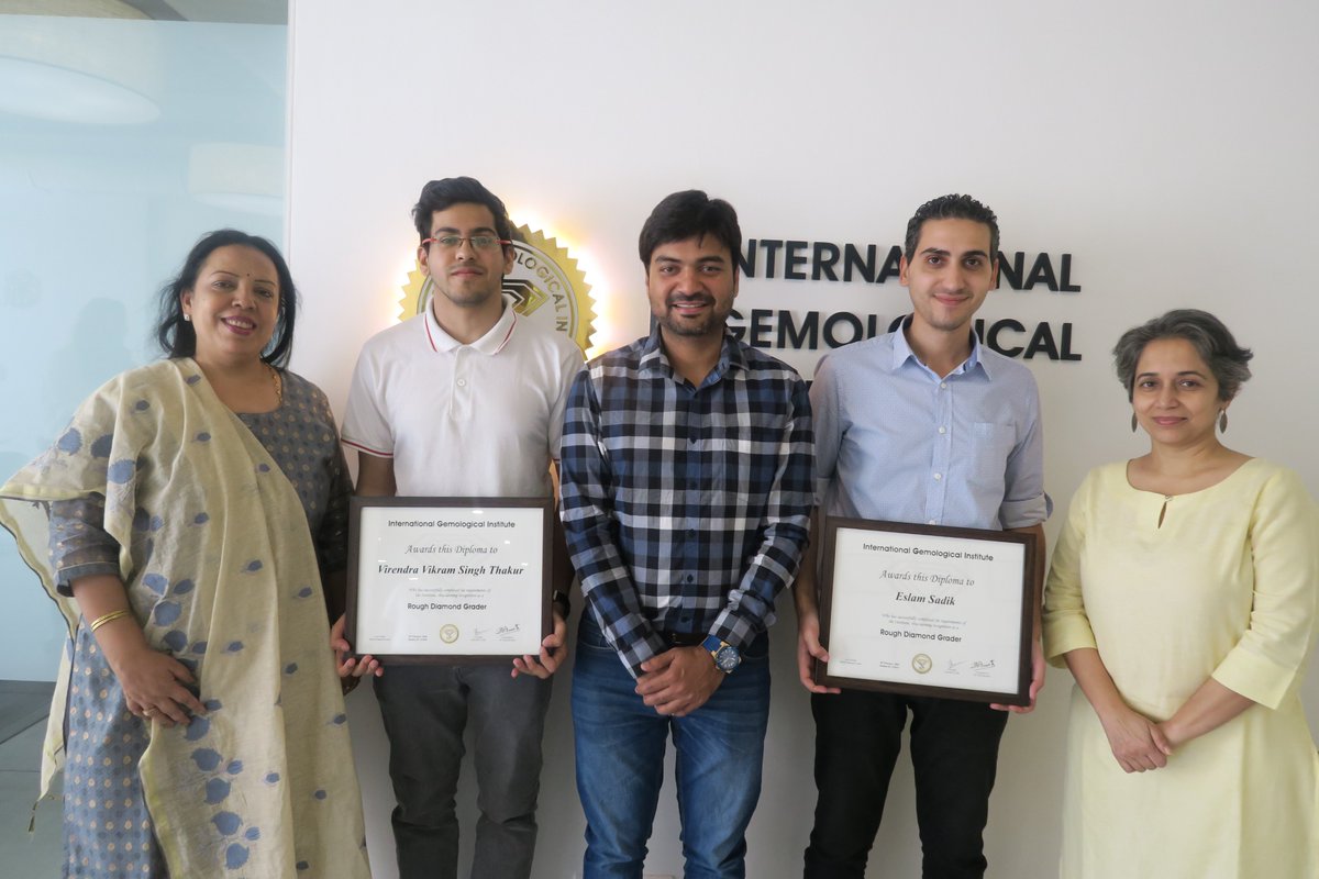 igiworldwide's tweet photo. Congratulations to our Rough Diamond Grading students on successfully completing the course - #Mumbai Batch March 2020.

#IGI #RoughDiamondGrading #DiamondGrading #IGIStudent #RoughDiamond #Gemology #GemologyCourses #Students #Education #Courses #IGIStudents #IGIIndia https://t.co/3K0LurkHvm