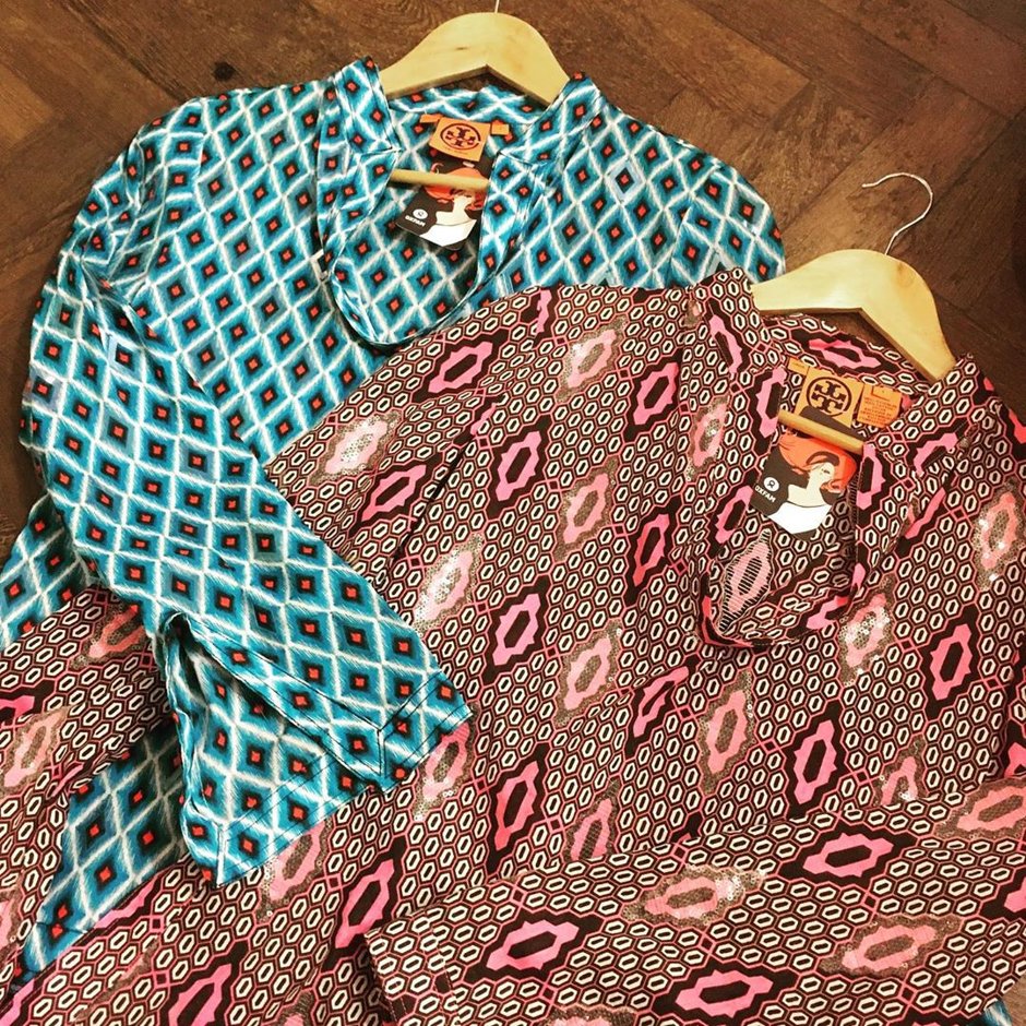 The weather seems to have realised we've just launched our Spring season 🌞 and is behaving a bit better than yesterday 🌧 ...  These amazing Tory Burch tops seem to go with the sunnier vibe... #FoundInOxfam #toryburch #ToryBurchTops #SpringHasSprung