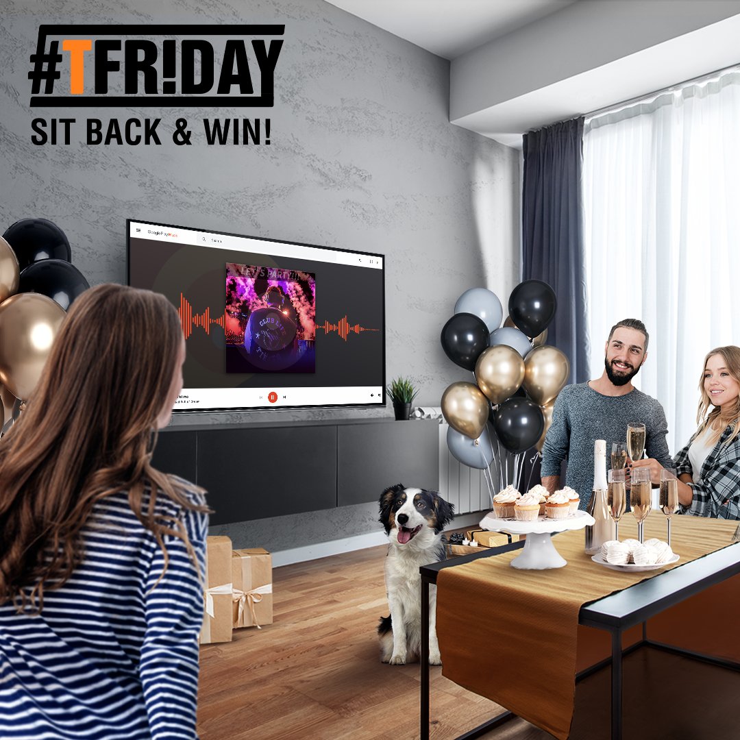 TCL_Global's tweet photo. #TFriday is playing the soundtrack to your weekend! Activate #AndroidTV to get your music going and the party started. Follow us and comment below with your song of the weekend for a chance to win a special prize. 🔊🎶 https://t.co/LBEhiq5RRr