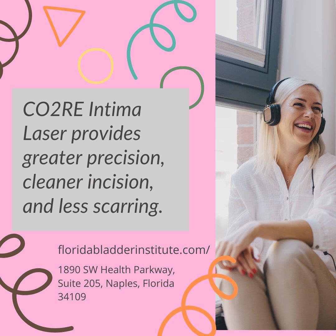 FLBladderInst's tweet photo. CO2RE technology has been used in gynecology for benign and pre-malignant vulvar and cervical dysplasia since 1973. Ask about CO2RE Intima today! https://t.co/hbejLCJux6
#FloridaBladder #FloridaBladderInstitute #WomensWellness #CO2RE #WomensHealth #VaginalHealth #BestTreatment https://t.co/8d63UaCZYr