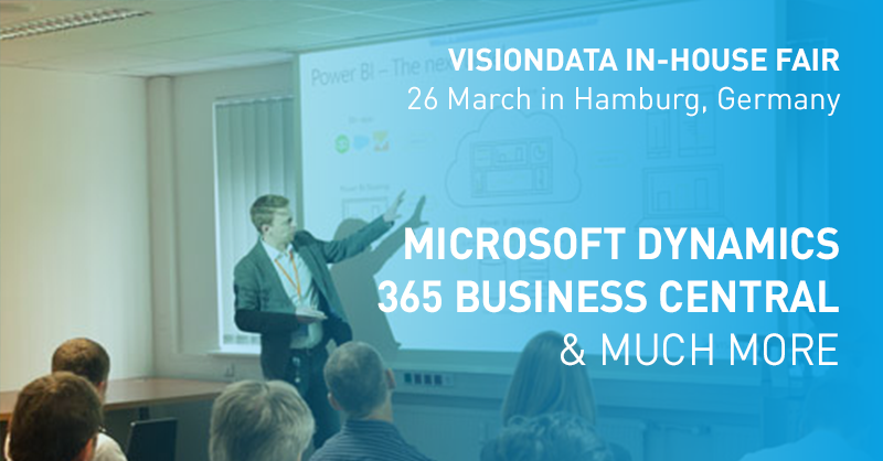 easy_software's tweet photo. #AI with #Microsoft, news on Microsoft #Dynamics365 Business Central and much, much more awaits you at the in-house exhibition of our partner #VISIONDATA on 26 March in Hamburg. Register now! https://t.co/DoXbrAvqEg with VISIONDATA business consult AG https://t.co/PTiZPI5Baw