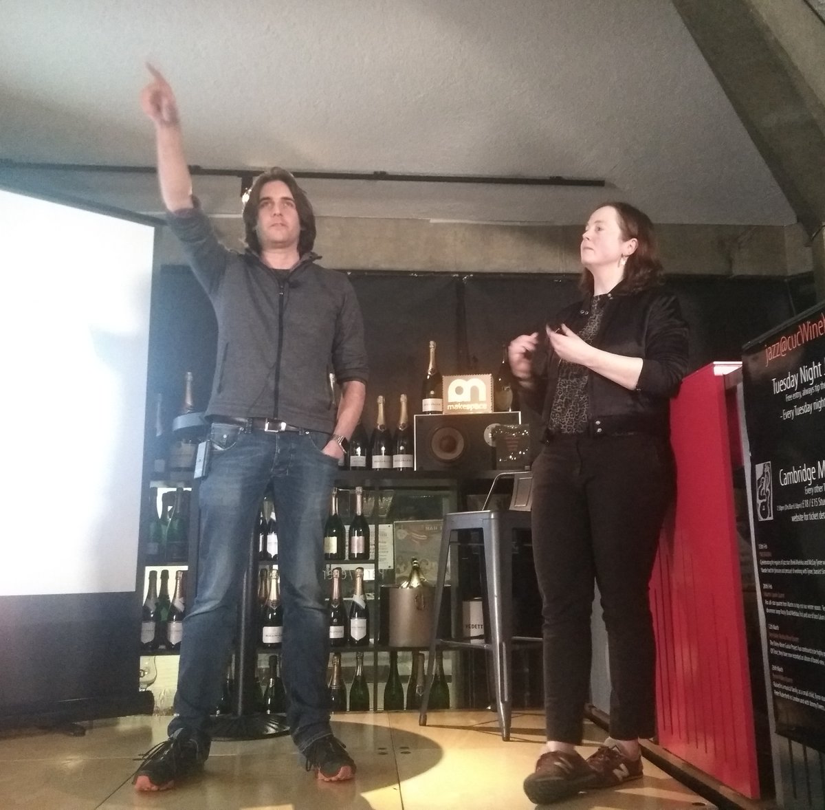 You are wh(e)at you eat - last night the fantastic <a href="/AlisonRBentley/">Alison Bentley</a> from <a href="/niabgroup/">Niab</a> presented the #MadeInCambridge story of #Superwheat 🌾🌽🍞🥐🥖hosted by <a href="/MadeCambridge/">MadeInCambridge</a> 🍷🧀 <a href="/cambridgewine/">Cambridge Wine</a> <a href="/CambPlants/">CambPlants</a> <a href="/plantsci/">Muhammad Tayyab</a> <a href="/slcuplants/">Sainsbury Laboratory Cambridge University (SLCU)</a> #wheat #crops #food #feastfast