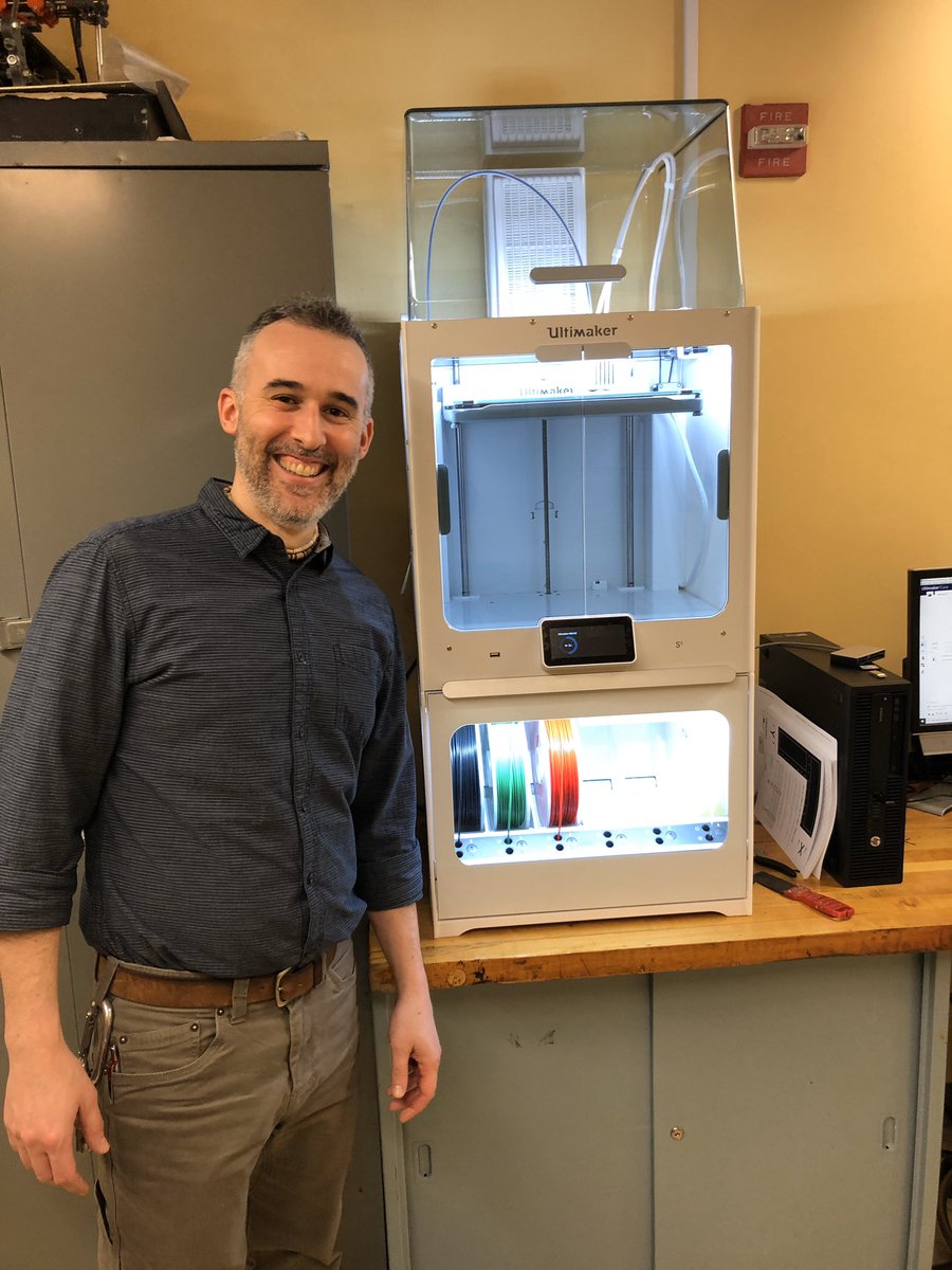 ashwestfae's tweet photo. Had a chance to see the new 3D printer at @OakmontRegional. Amazing work! https://t.co/YObTZJS17x