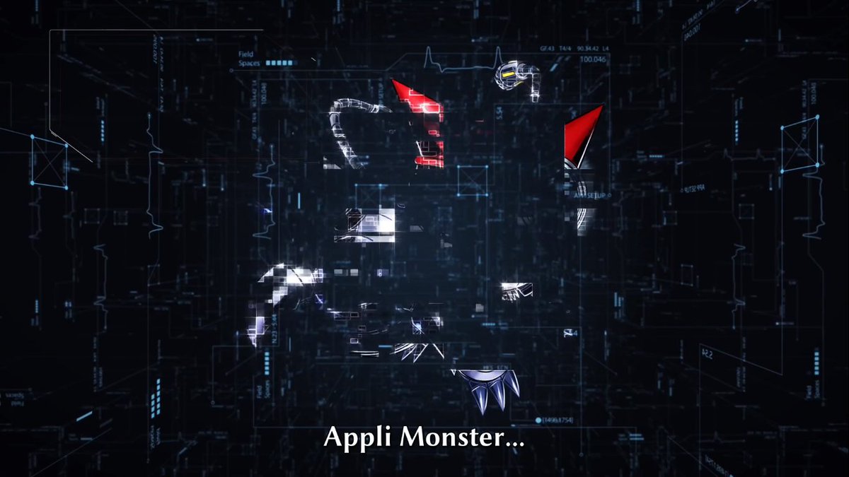 And really, if you saw it in the announcement of Digimon Universe: Appli Monsters, you must have realized that they are said to have been born BETWEEN the Digital and Real worlds, because Appmon takes place on the Network, and this is very curious