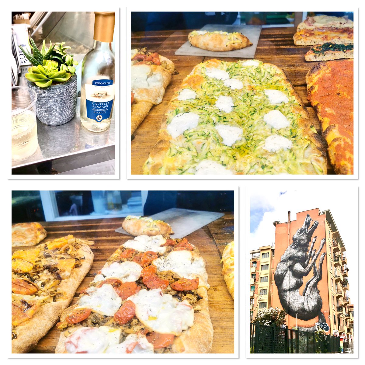MagicAndPasta's tweet photo. Last Spritz and a fantastic lunch to conclude our Roman adventure 🇮🇹❤️🍕🍕🍕#Rome the loveliest, friendliest traders #TestaccioMarket #Italy https://t.co/L4J9ogSHAN