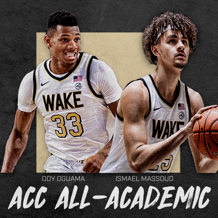 WakeMBB's tweet image. Congrats to our guys @odyoguama and @IsmaelMassoud on being named to the All-ACC Academic Team! 📚🏀

📰- deacs.info/2IniYNG

#GoDeacs