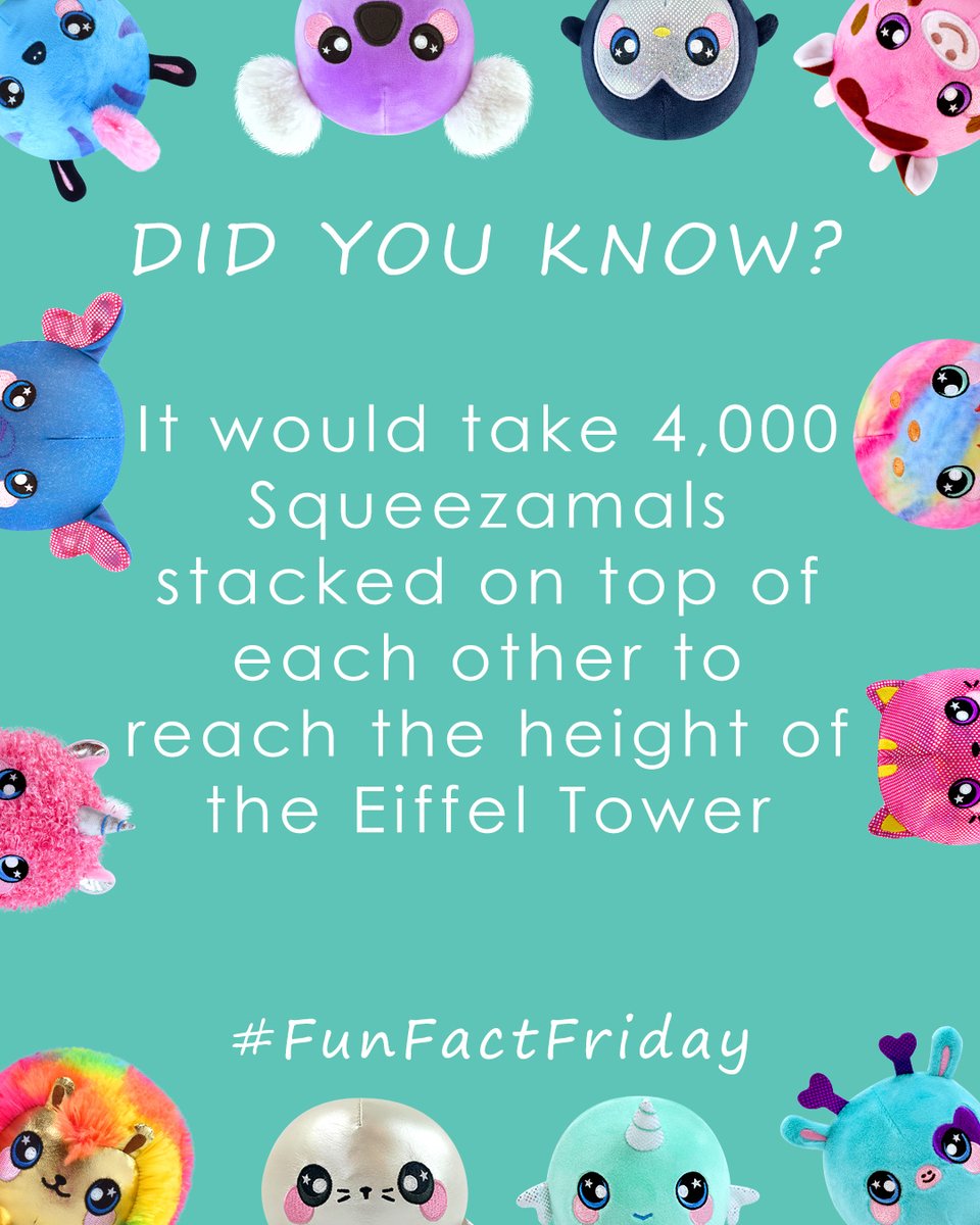 VividToyGroup's tweet photo. Who's up for the challenge?
#funfactfriday #vividtoysandgames #squeezamals #toys https://t.co/V47XIYumxf