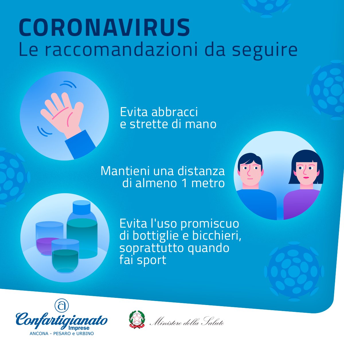 Confartimprese's tweet photo. Per la prevenzione ed il contrasto del contagio da #coronavirus è importante la collaborazione di tutti, #Imprese e #Cittadini 🤝

Tutti gli aggiornamenti ➡️ https://t.co/fItJDznCQt https://t.co/1zjy53n1xU