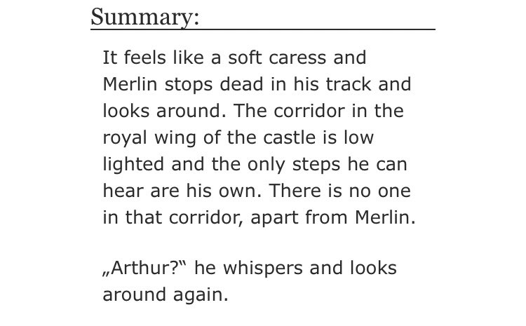 • The heart of Camelot by MaryBarrens  - merlin/arthur, gwen/arthur  - Rated M  - canon era, post 5x13, bittersweet  - 5220 words https://archiveofourown.org/works/6140269 