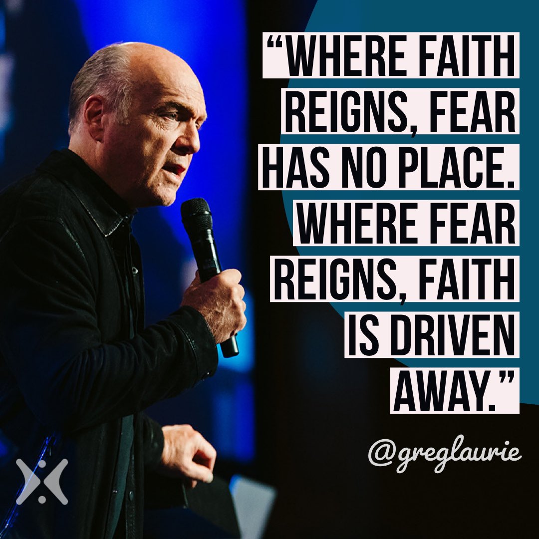 greglaurie's tweet photo. There seems to be a lot of fear in America right now,especially in the light of COVID- 19.
Listen, the promises of God are still true! God is bigger than the Coronavirus!
I believe the Christian is indestructible until is God is done with them.
(Part 1 of 2) https://t.co/KuVxB8tc9o
