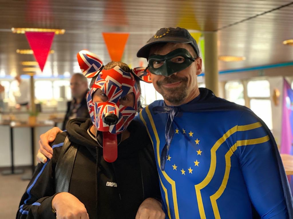 PupTrumpet's tweet photo. On a cruise with @JusticeLeagueEU United together #2as1 https://t.co/ZU8NUtrptz