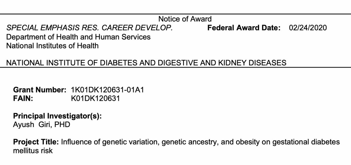 Hartmann_KE's tweet photo. Congratulations on next step! From doctoral training thru early faculty life @genepiman_giri is delivering sophisticated genetic research on key topics in women’s health informed by ancestry. #BIRCWH #NIH #ORWH https://t.co/E2JjpqVPND