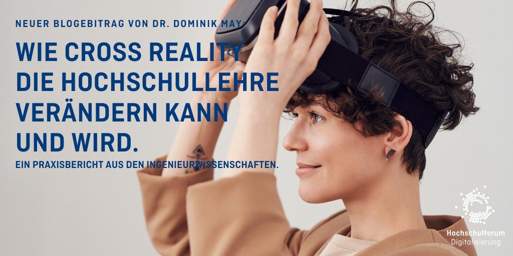 HFDdigital's tweet photo. Wie kann und wird Cross Reality die Hochschullehre verändern? - Das beschreibt @Dmnk_May (@universityofga) im HFD-Blog und betrachtet dabei Ingenieurwissenschaften. Auch für andere Fachrichtungen ist der Beitrag lesenswert:
https://t.co/PsE2Xdg6Um
#DigitalTurn https://t.co/0vkjYLy56K