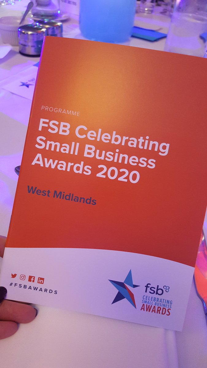 Looking forward to celebrating <a href="/FSBWestMids/">FSB West Midlands</a> #FSBAwards good luck to all the finalists. <a href="/FSB_Voice/">Federation of Small Businesses (FSB)</a> #apprenticeships