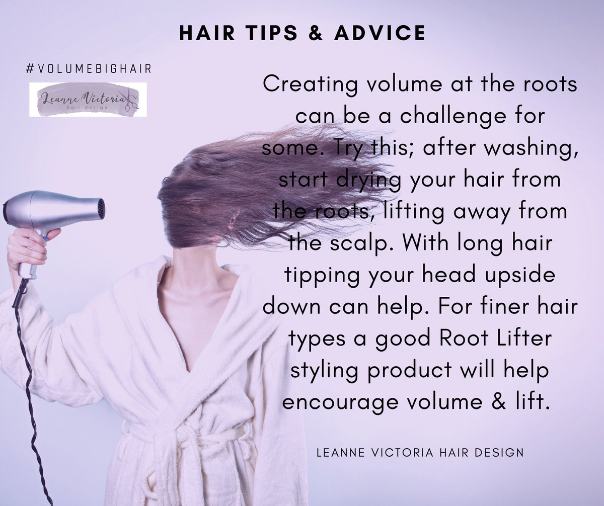 LVHairDesign's tweet photo. Here’s a little hair tip on how to create volume from the roots 💁‍♀️

#hairtips #Chester https://t.co/guhFiu786y