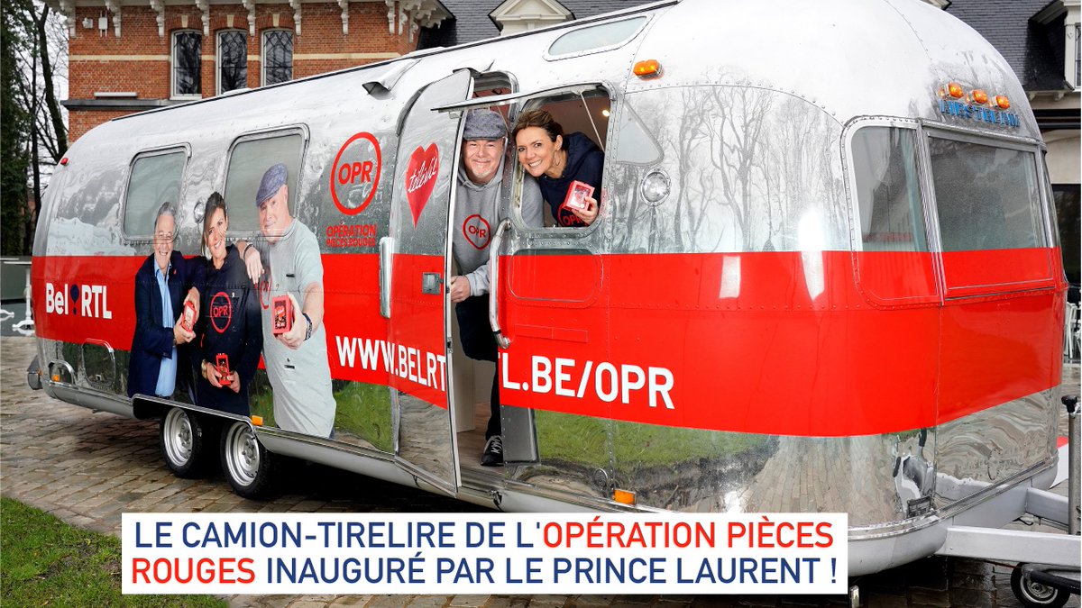 À l’occasion du lancement de l’#OpérationPiècesRouges, Bérénice et Léon Lebouchon ont accueilli un invité de marque : le Prince Laurent (venu les mains pleines).🤴🏼

Vous aussi participez à l'Opération Pièces Rouge🔴⬇️
rtl.be/belrtl/page/al…