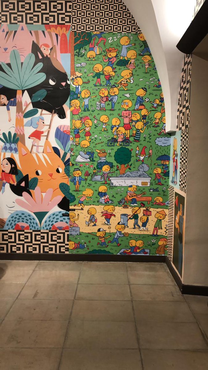 gatocaba's tweet photo. Ya arrancó la muestra de ilustración en el CC Recoleta en la que participó junto a otros amigos y colegas, curada por @DanielRoldan https://t.co/QSJgUOpzzv