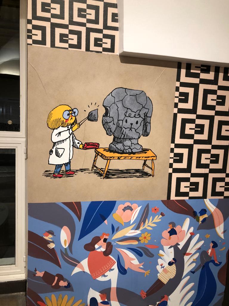 Ya arrancó la muestra de ilustración en el CC Recoleta en la que participó junto a otros amigos y colegas, curada por <a href="/DanielRoldan/">Daniel Roldan</a>