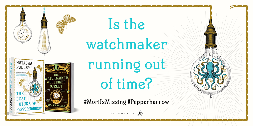 BloomsburyBooks's tweet photo. The Lost Future of Pepperharrow by @natasha_pulley is out now!

🐙🐙🐙

#MoriIsMissing #Pepperharrow https://t.co/IVgyDerrU9