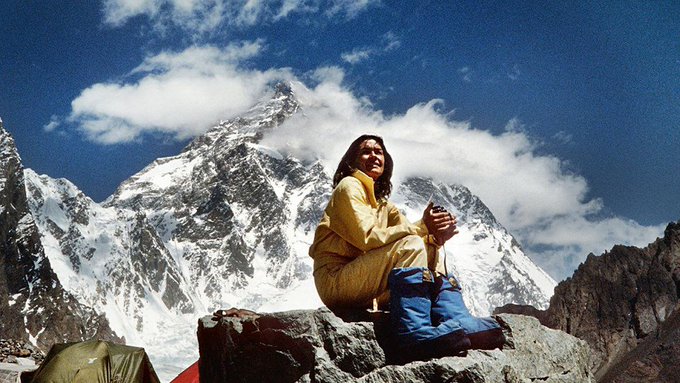 EverestToday's tweet photo. For #IWD #IWD2020 here we introduce you, Wanda Rutkiewicz, Polish cimber, the first female to have climbed Mt K2 (8611 m), the first Pole, first European woman and third woman in history to have climbed Mt #Everest. https://t.co/pUVmtoxTi9 https://t.co/hLHcNlw9Iu