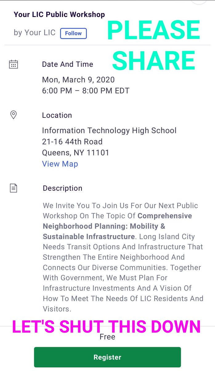 QueensAntiGen's tweet photo. If you think this is bullshit then let em know March 9th #yourLIC #amazonHQ2 https://t.co/ms765rFaQ1