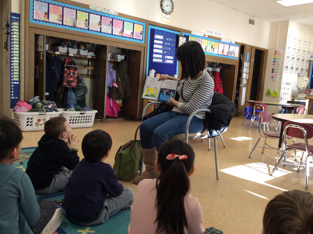 Celebrating Dr. Seuss’ belated birthday with our secret reader this morning! 🤫📚