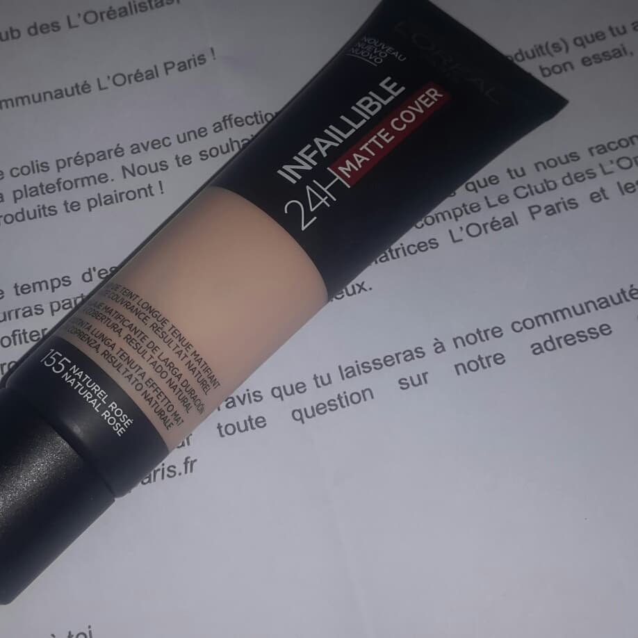 durand41700975's tweet photo. Mon premier reçu de chez @lorealparisfr le fond de teint infaillible 24H matte cover y a plus qu'à tester #test #testeuse #ambassadrice #beauté #beauty #addict #makeup #fonddeteint #infaillible #mattecover #lorealistas #loreal https://t.co/GFnTxeO9oS
